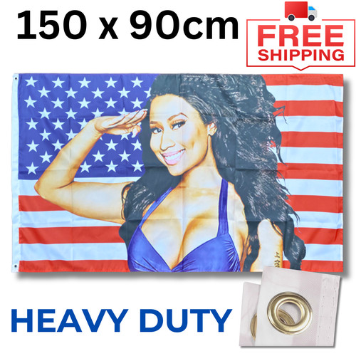 Nicki minaj flag 150x90cm - minaj,