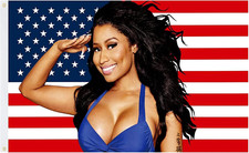 Nicki Minaj Flag Nic-Ki Min-Aj
