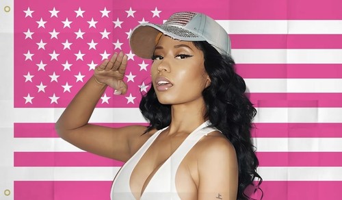 3x5ft nicki minaj - 3x5ft, salute