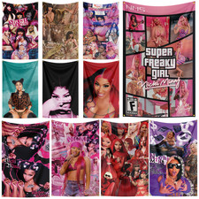 Nicki Minaj Rapper Flag Wall