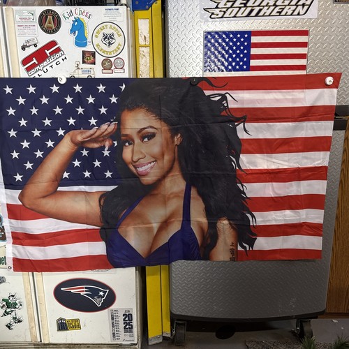 3x5ft nicki minaj america flag - nicki,